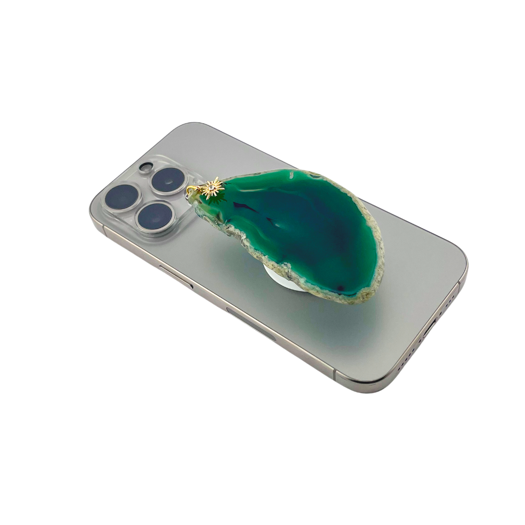 Green Agate Popsocket