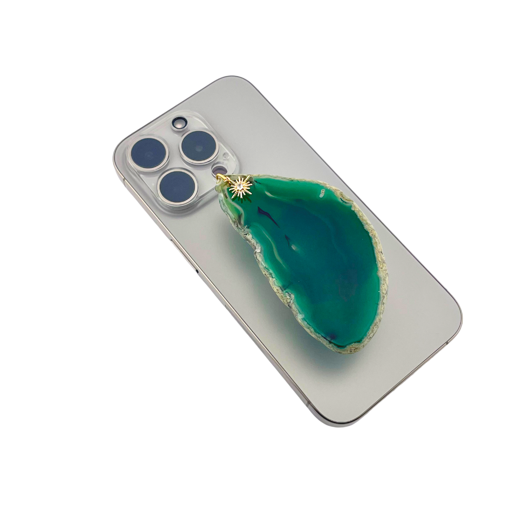 Green Agate Popsocket