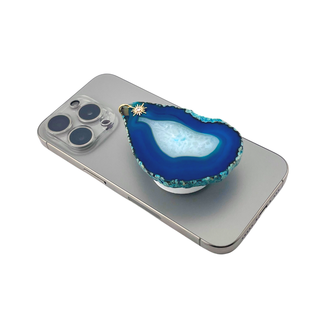 Blue Agate Popsocket