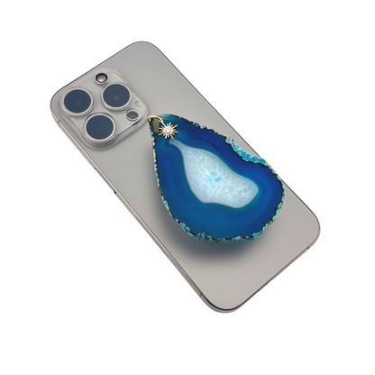Blue Agate Popsocket