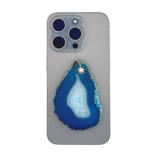 Blue Agate Popsocket