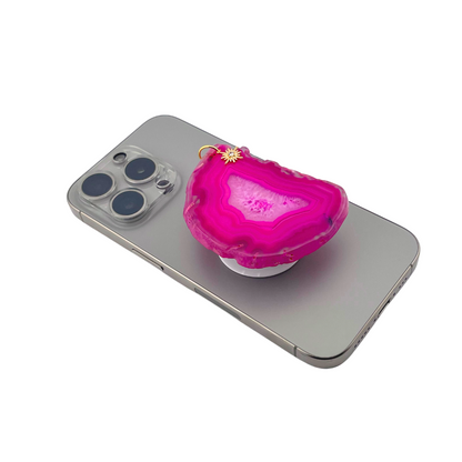 Pink Agate Popsocket